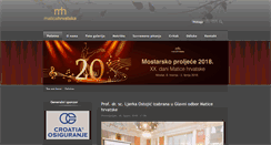 Desktop Screenshot of maticahrvatska-mostar.ba
